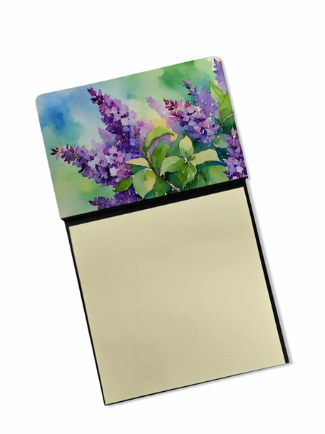 New Hampshire Purple Lilac in Watercolor Sticky Note Holder Refillable Dispenser DAC1686 product image at NuMercy