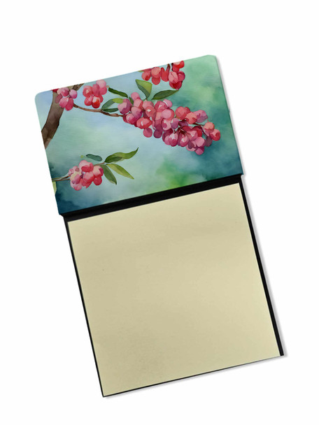 Pennsylvania Mountain Laurels in Watercolor Sticky Note Holder Refillable Dispenser product image at NuMercy
