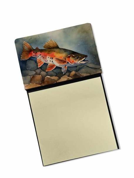 Brook Trout Sticky Note Holder Refillable Dispenser DAC2775 product image at NuMercy