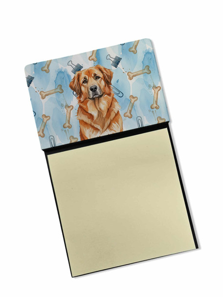 Red Leonberger Coworker Watercolor Sticky Note Holder Refillable Dispenser product image at NuMercy