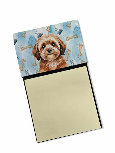 Sable Havanese Coworker Watercolor Sticky Note Holder Refillable Dispenser product image at NuMercy
