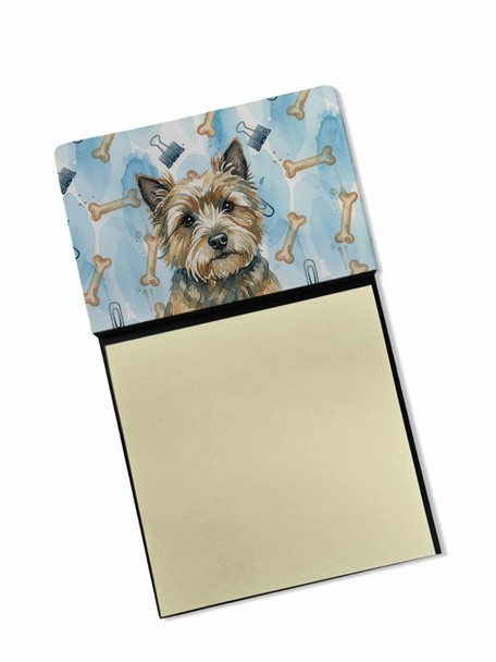 Cairn Terrier Coworker Watercolor Sticky Note Holder Refillable Dispenser product image at NuMercy