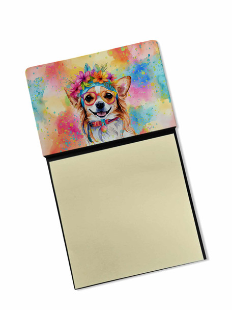Chihuahua Hippie Dawg Sticky Note Holder Refillable Dispenser DAC2488 product image at NuMercy