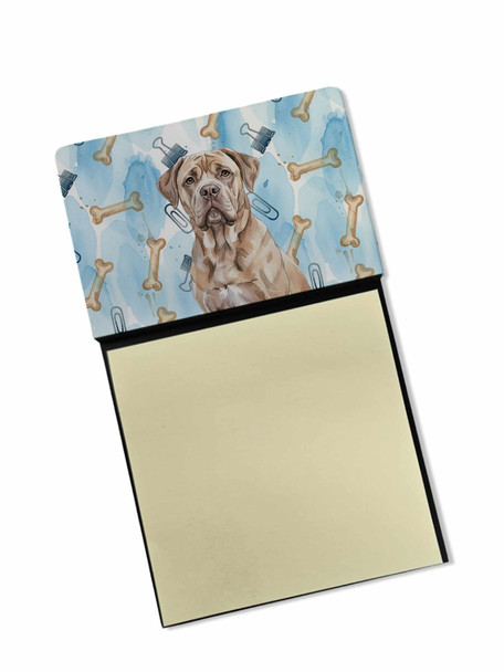 Isabella Dogue de Bordeaux Coworker Watercolor Sticky Note Holder Refillable Dispenser product image at NuMercy