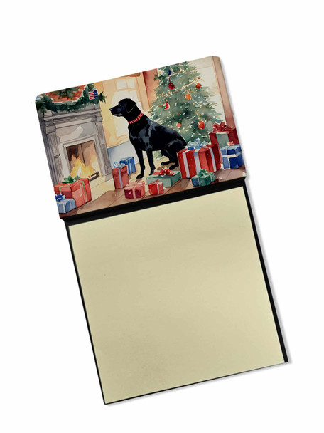 Labrador Retriever Cozy Christmas Sticky Note Holder Refillable Dispenser DAC2694 product image at NuMercy