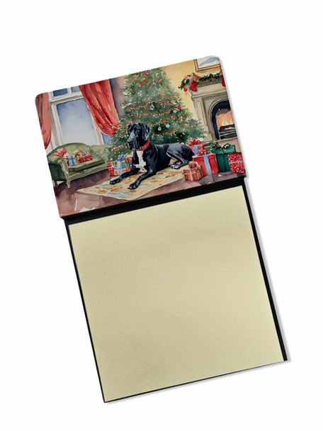 Great Dane Cozy Christmas Sticky Note Holder Refillable Dispenser DAC2669 product image at NuMercy