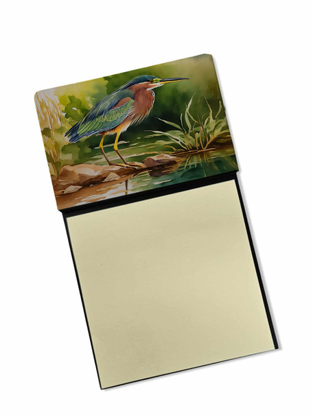 Green Heron Sticky Note Holder Refillable Dispenser DAC3229 product image at NuMercy