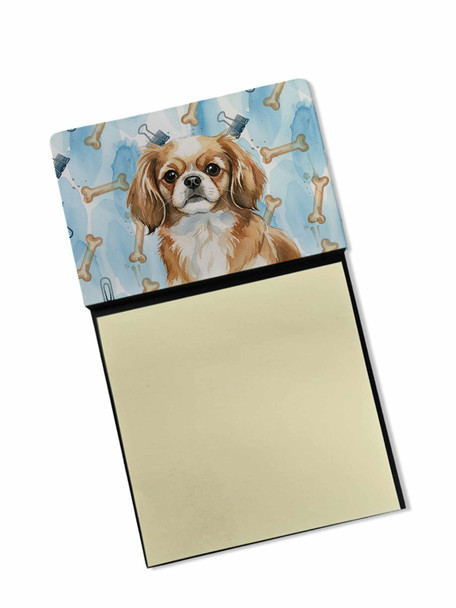 Tibetan Spaniel Coworker Watercolor Sticky Note Holder Refillable Dispenser product image at NuMercy