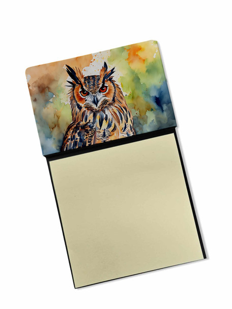 Eurasian Eagle Owl Sticky Note Holder Refillable Dispenser DAC3223 product image at NuMercy