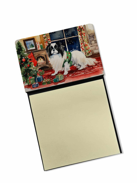 Japanese Chin Cozy Christmas Sticky Note Holder Refillable Dispenser DAC2683 product image at NuMercy