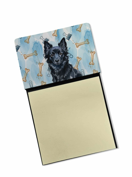 Schipperke Coworker Watercolor Sticky Note Holder Refillable Dispenser product image at NuMercy