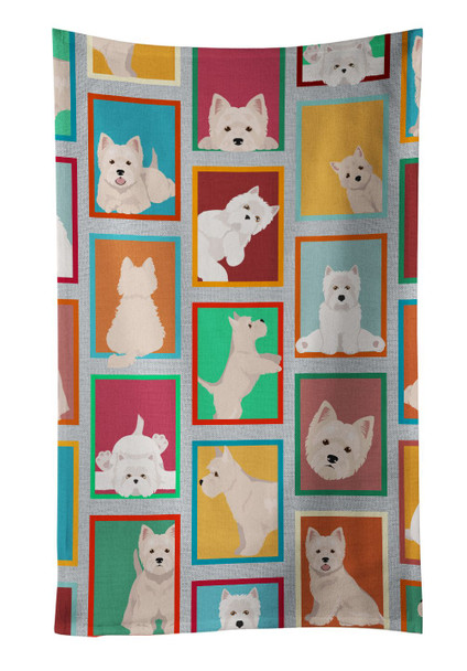Lots of Westie Kitchen Towel Dish Cloths product image at NuMercy