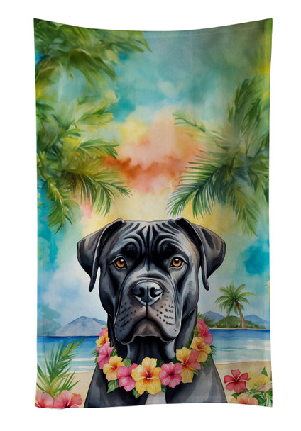 Cane Corso Luau Kitchen Towel Dish Cloths product image at NuMercy
