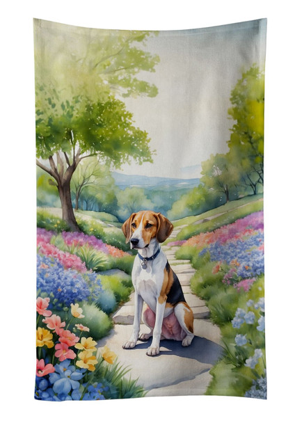 American Foxhound Spring Garden Kitchen Towel Dish Cloths product image at NuMercy