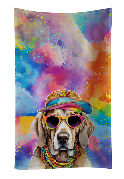 Weimaraner Hippie Dawg Kitchen Towel Dish Cloths DAC2568 product image at NuMercy