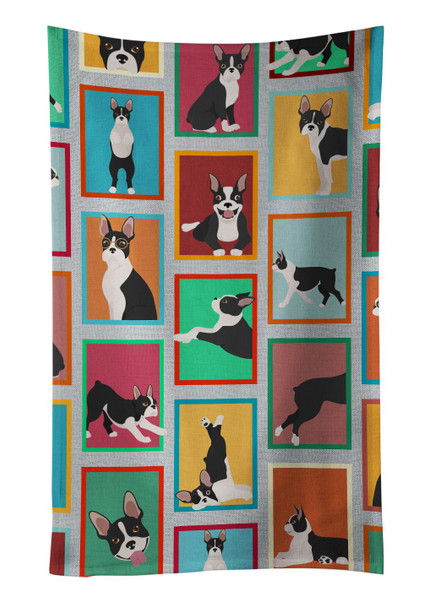Lots of Boston Terrier Kitchen Towel Dish Cloths product image at NuMercy