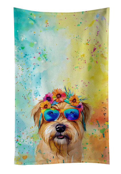 Cairn Terrier Hippie Dawg Kitchen Towel Dish Cloths DAC2480 product image at NuMercy