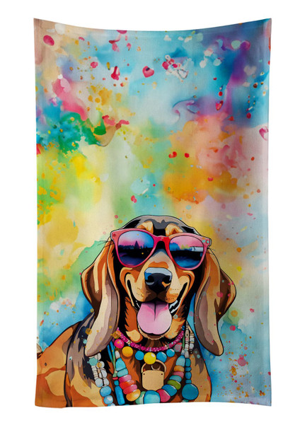 Doberman Pinscher Hippie Dawg Kitchen Towel Dish Cloths DAC2504 product image at NuMercy