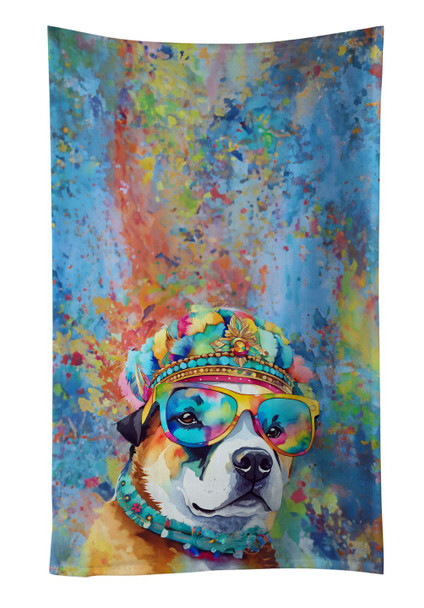 Akita Hippie Dawg Kitchen Towel Dish Cloths product image at NuMercy