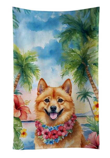 Finnish Spitz Luau Kitchen Towel Dish Cloths product image at NuMercy