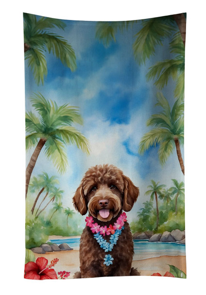 Labradoodle Luau Kitchen Towel Dish Cloths DAC6462 product image at NuMercy
