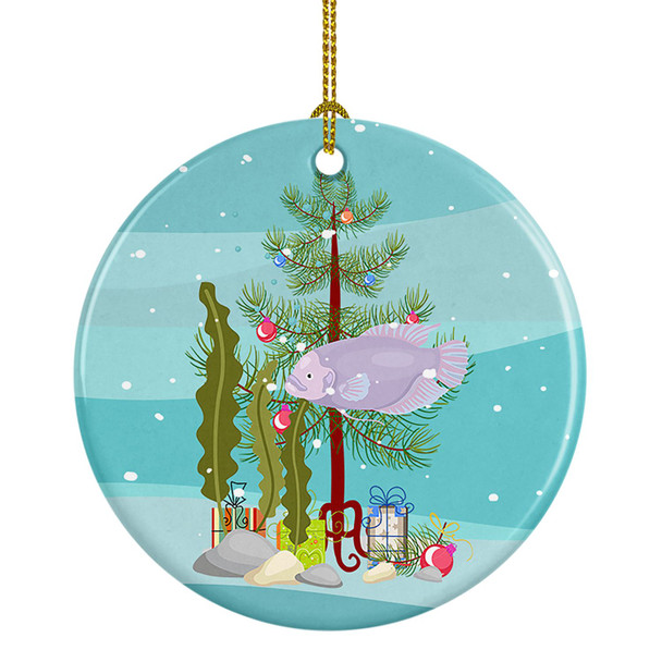 Giant Gourami Merry Christmas Ceramic Ornament product image at NuMercy