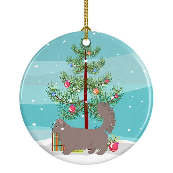 Skookum Cat Christmas Ceramic Ornament CK4718 product image at NuMercy