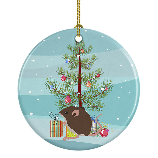 Baby Mouse Merry Christmas Ceramic Ornament product image at NuMercy