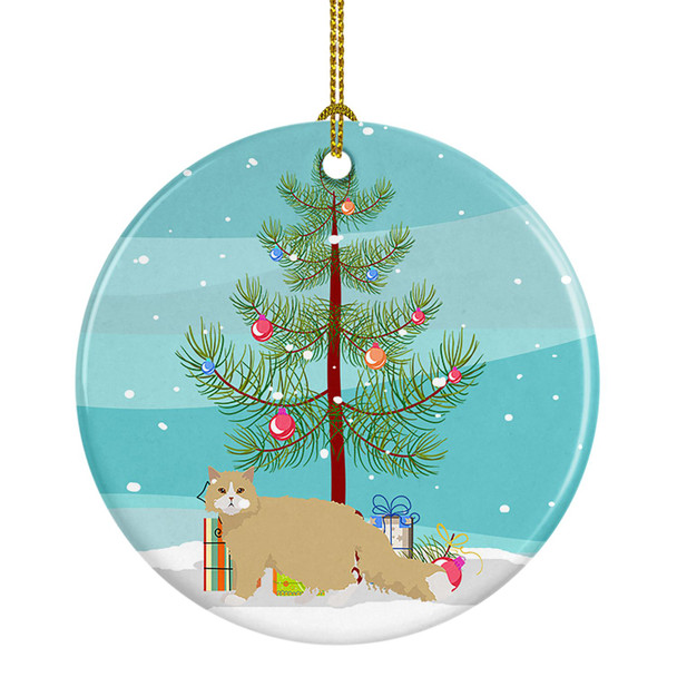 Oregon Rex Cat Christmas Ceramic Ornament CK4668 product image at NuMercy