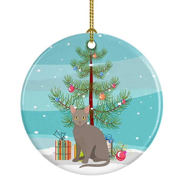 Malayan Cat Christmas Ceramic Ornament CK4775 product image at NuMercy