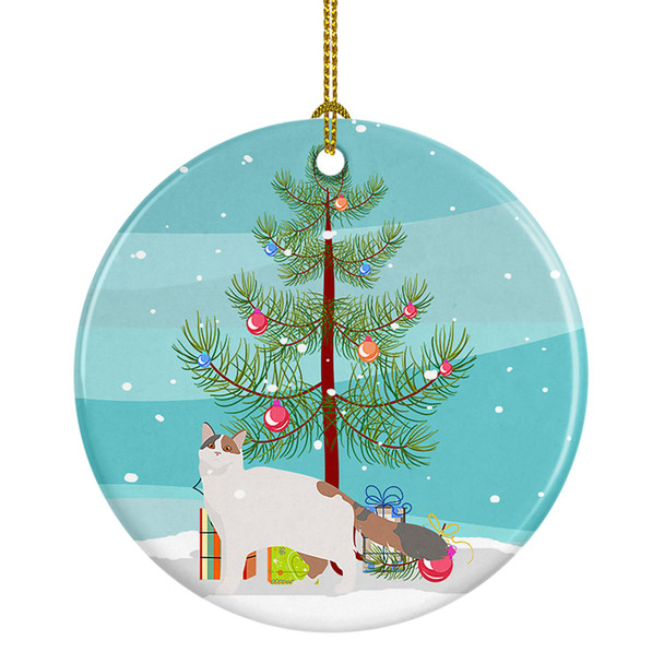 Turkish Van Cat Christmas Ceramic Ornament CK4734 product image at NuMercy