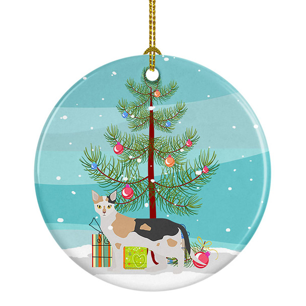 Malayan Cat Christmas Ceramic Ornament CK4650 product image at NuMercy