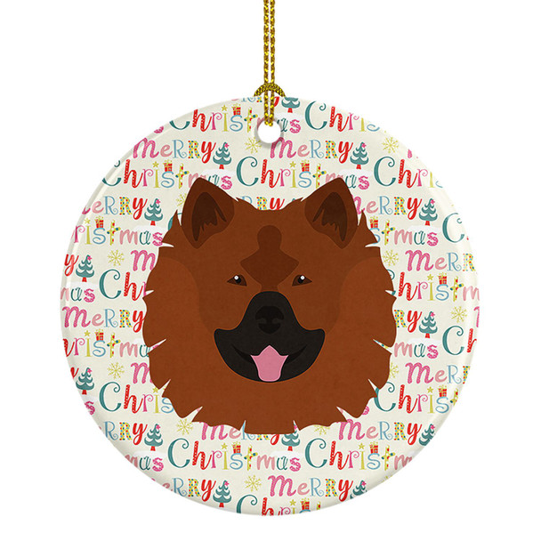 Eurasier Merry Christmas Ceramic Ornament WDK1502 product image at NuMercy