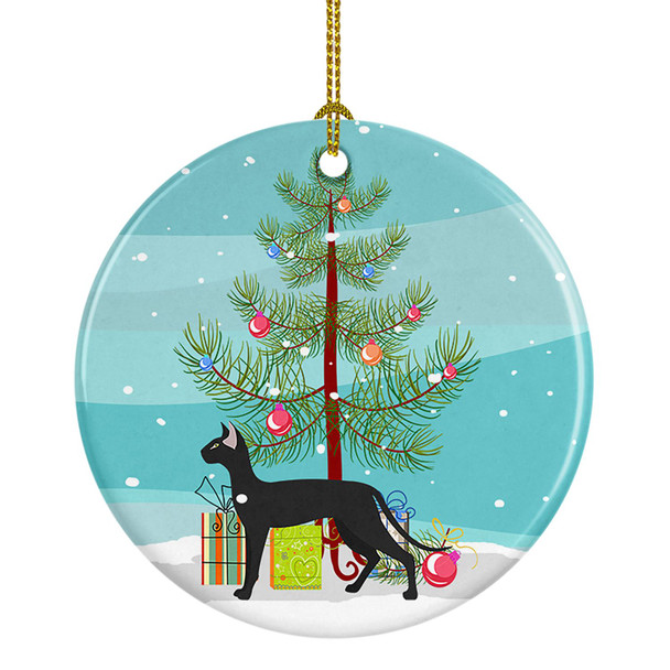 Oriental Shorthair Cat Christmas Ceramic Ornament CK4673 product image at NuMercy