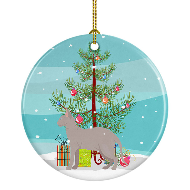 Don Sphynx Cat Christmas Ceramic Ornament CK4604 product image at NuMercy