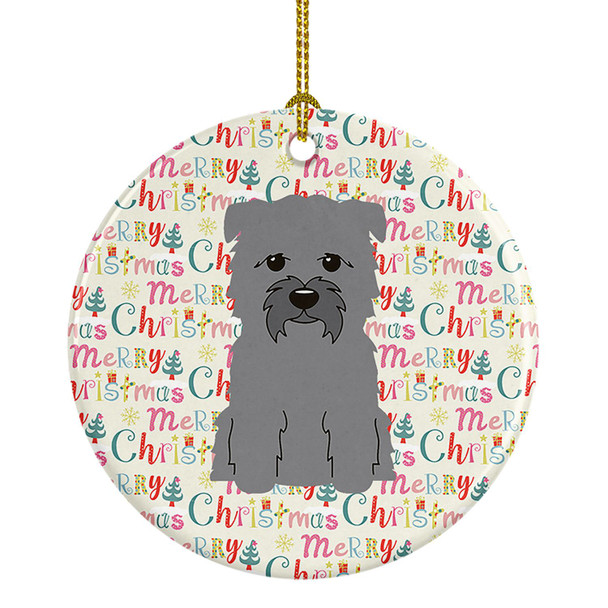 Merry Christmas Glen of Imal Grey Ceramic Ornament product image at NuMercy