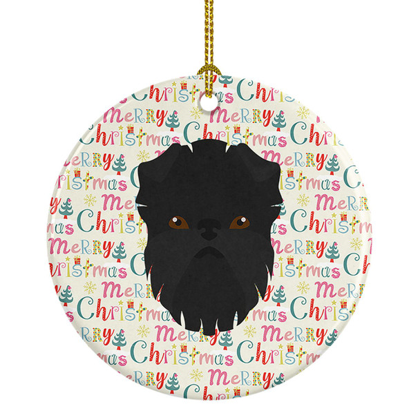Affenpinscher Merry Christmas Ceramic Ornament WDK1483 product image at NuMercy
