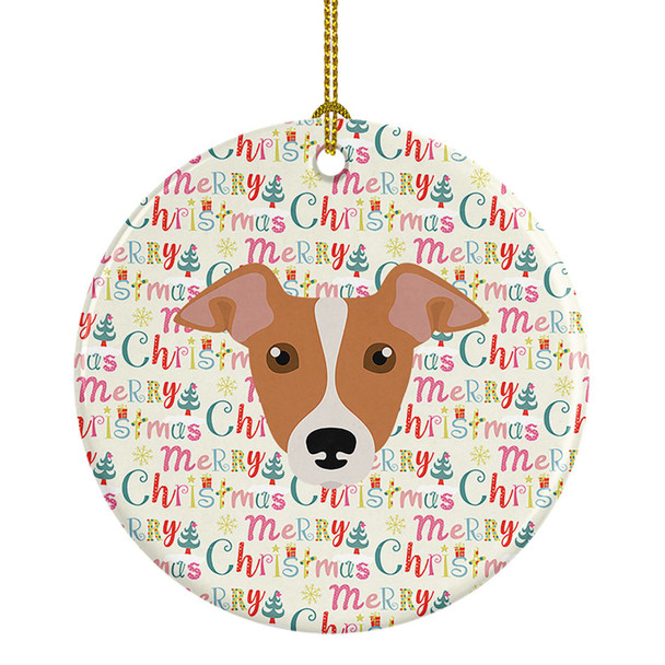 Italian Greyhound Merry Christmas Ceramic Ornament WDK1510 product image at NuMercy