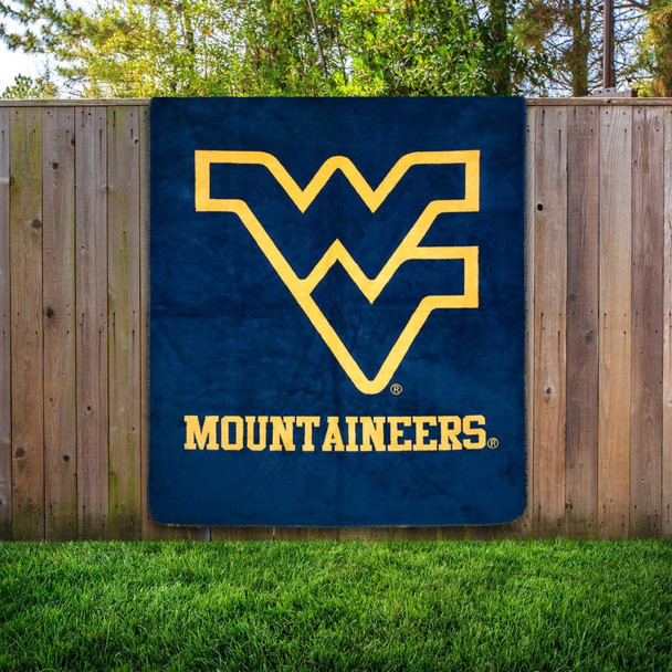 WVU West Virginia Mountaineers Denali Sliver Knit Throw Blanket