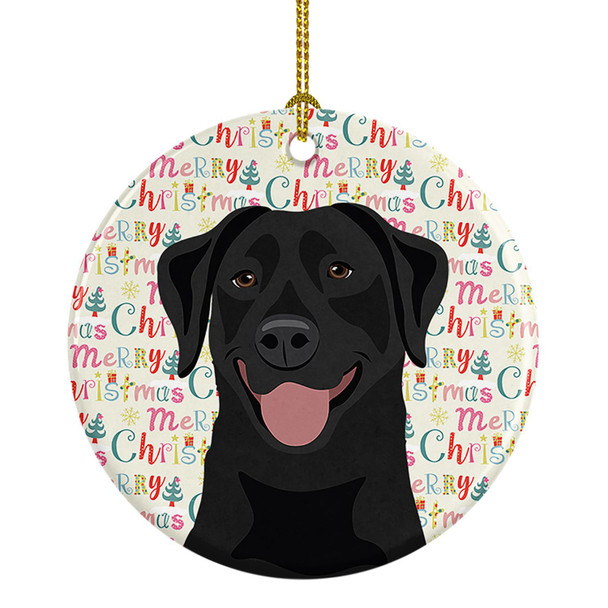 Labrador Retriever Black #1 Christmas Ceramic Ornament product image at NuMercy