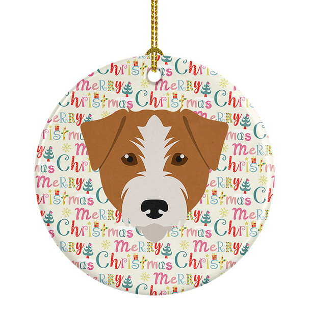 Kromfohrlander Merry Christmas Ceramic Ornament WDK1516 product image at NuMercy