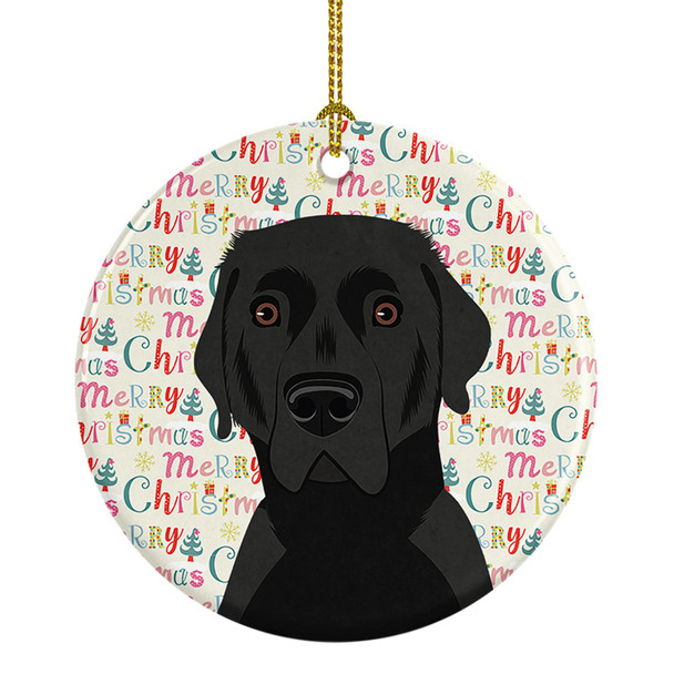 Labrador Retriever Black #2 Christmas Ceramic Ornament product image at NuMercy