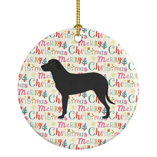 Majorca Shepherd Dog Ceramic Christmas Ornament product image at NuMercy