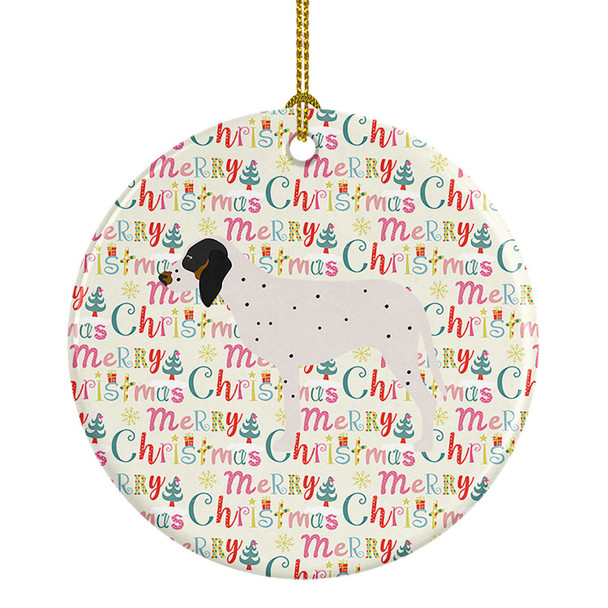 Gascon Saintongeois Merry Christmas Ceramic Ornament product image at NuMercy