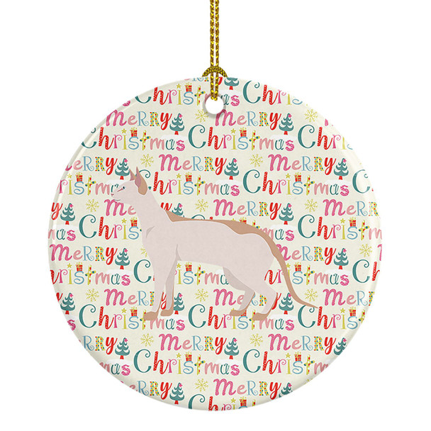 Colorpoint Shorthair #3 Cat Christmas Ceramic Ornament product image at NuMercy