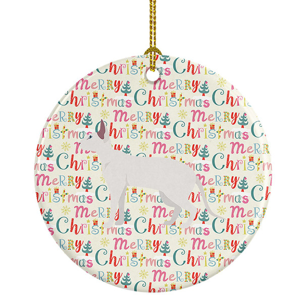 Peterbald #2 Cat Christmas Ceramic Ornament product image at NuMercy
