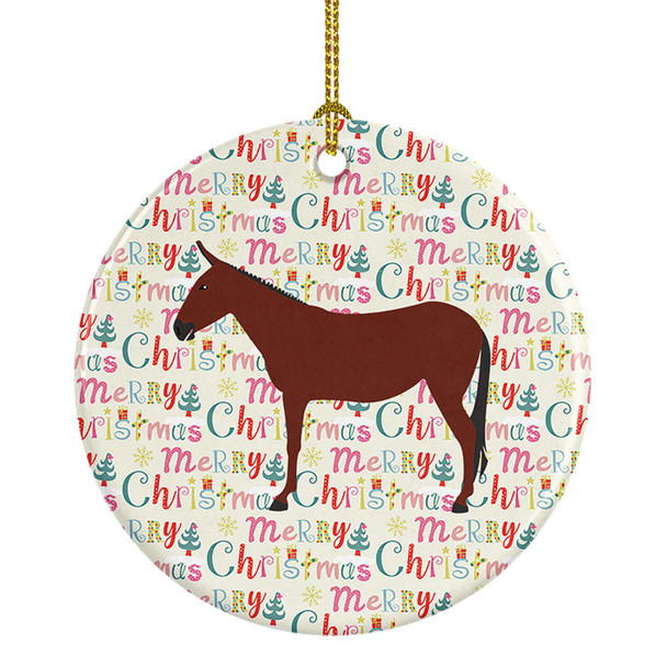 Hinny Horse Donkey Christmas Ceramic Ornament product image at NuMercy