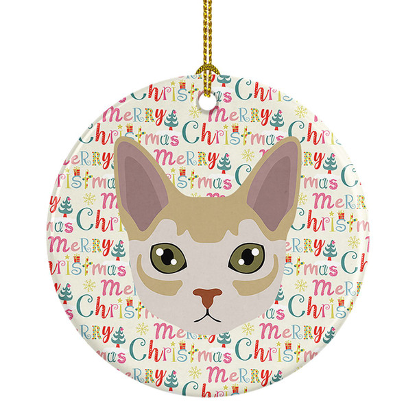 Singapura Cat Christmas Ceramic Ornament WDK2382 product image at NuMercy