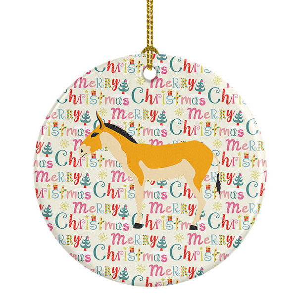 Turkmenian Kulan Donkey Christmas Ceramic Ornament product image at NuMercy