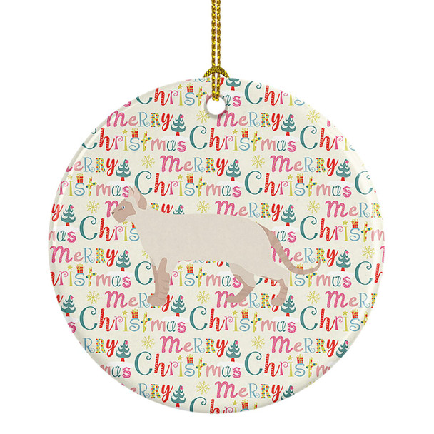 Tonkinese #2 Cat Christmas Ceramic Ornament product image at NuMercy